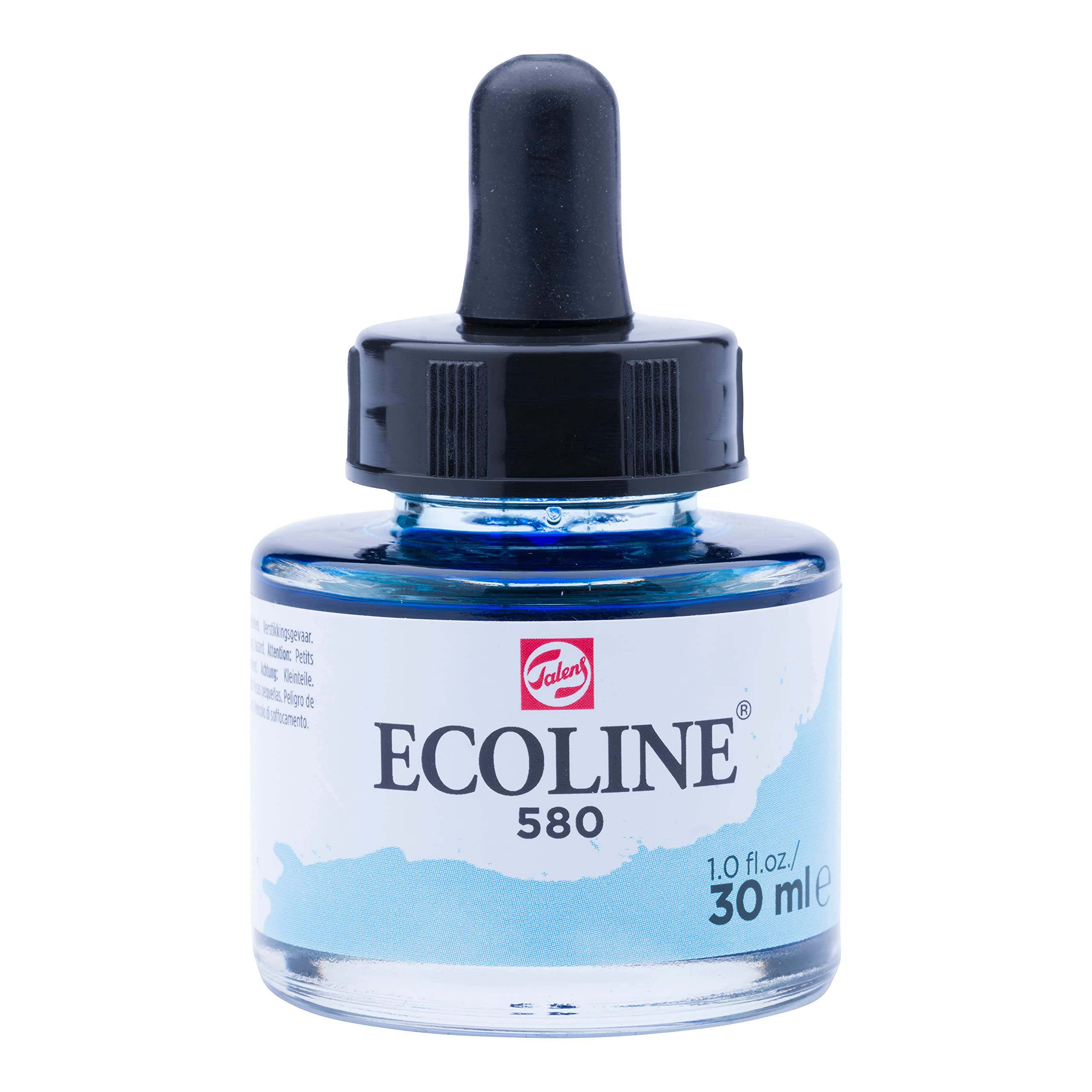 Ecoline Liquid Watercolour Bottle 30 ml Pastel blue 580 (11255801) — image 1