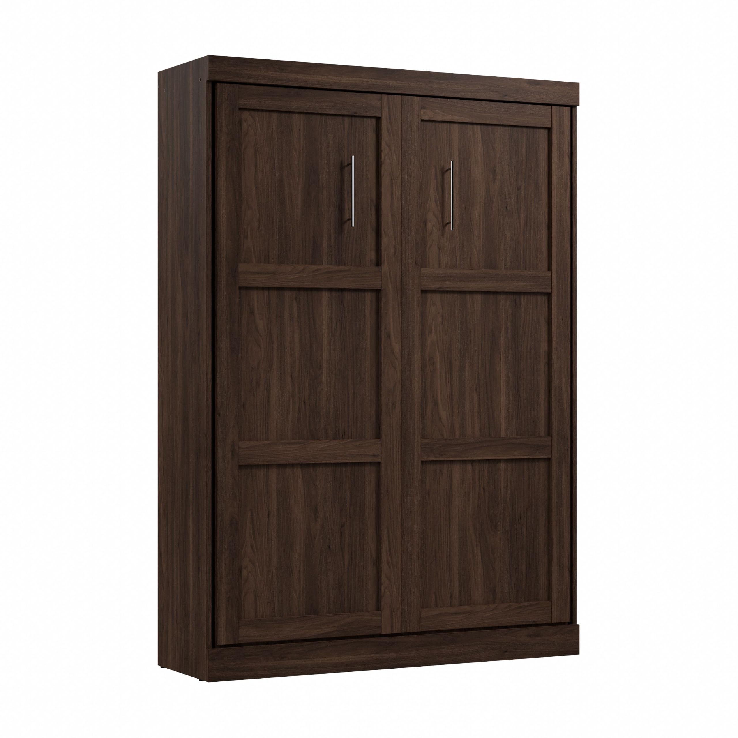 Bestar Full Murphy Bed in Black Walnut
