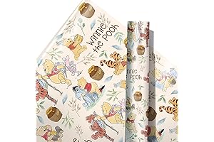 GHONXEUR Winnie the Pooh Gift Wrap