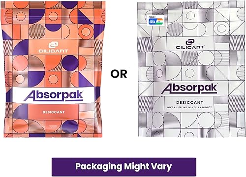 Miniatura 2 de Absorpak - Paquetes de desecantes para almacenamiento  Paquetes de gel de sílice para control de humedad  200 unidades (0.18 oz cada uno)  Paquetes