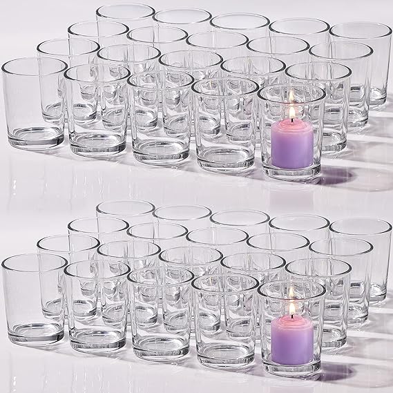 LETINE 72pcs Votive Candle Holders Designed for Wedding
