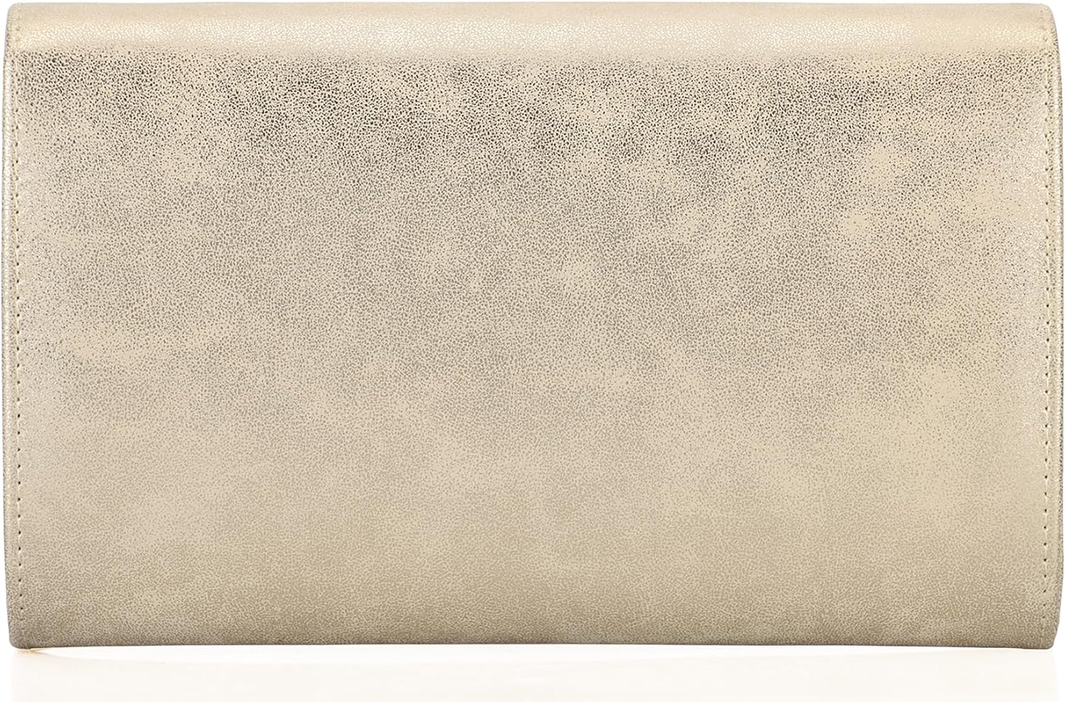 PU Leather Clutch Purses Women Evening Envelope Handbag Prom Wedding Party Foldover Bag - Image 4