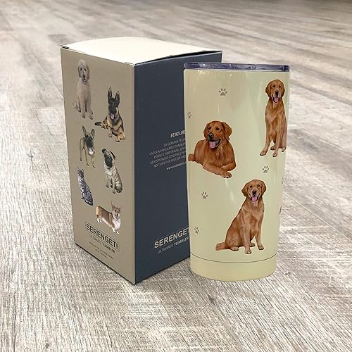 Miniatura 5 de Golden Retriever - Vaso SERENGETI de 16 onzas acero inoxidable aislado al vacío con tapa a prueba de derrames impresión 3D taza de viaje aislada