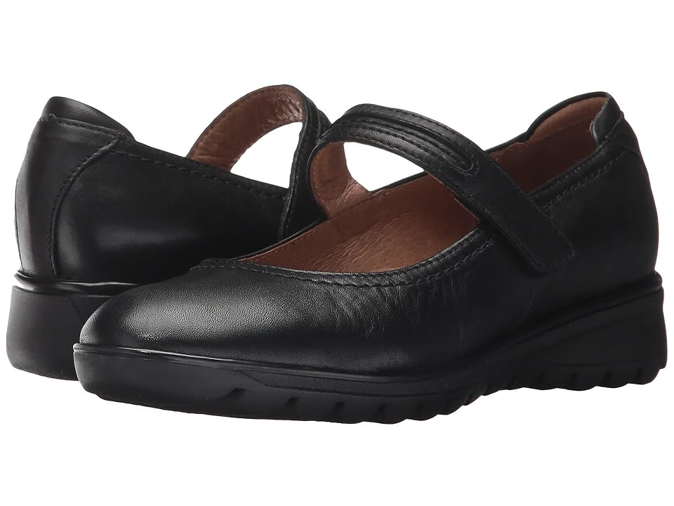 

Eric Michael Luisa (Black Leather) Women's Wedge Shoes