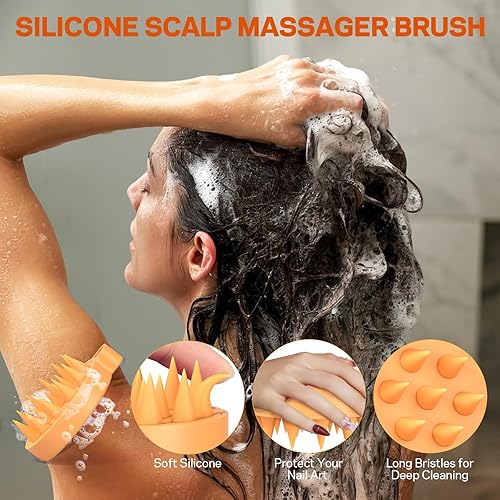 Miniatura 6 de Exfoliante para el Cuero Cabelludo, Exfoliante para el Cuero Cabelludo con Aceite de Semilla de Calabaza con Biotina y Romero, Desintoxicante del