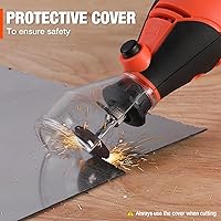 Vista 9 de ValueMax Kit de herramientas rotativas eléctricas, herramienta giratoria con cable de velocidad variable de 1.2 amperios con 120 accesorios