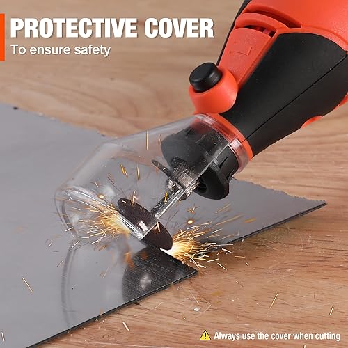 Miniatura 9 de ValueMax Kit de herramientas rotativas eléctricas, portabrocas sin llave, herramienta giratoria con cable de velocidad variable con 120 accesorios