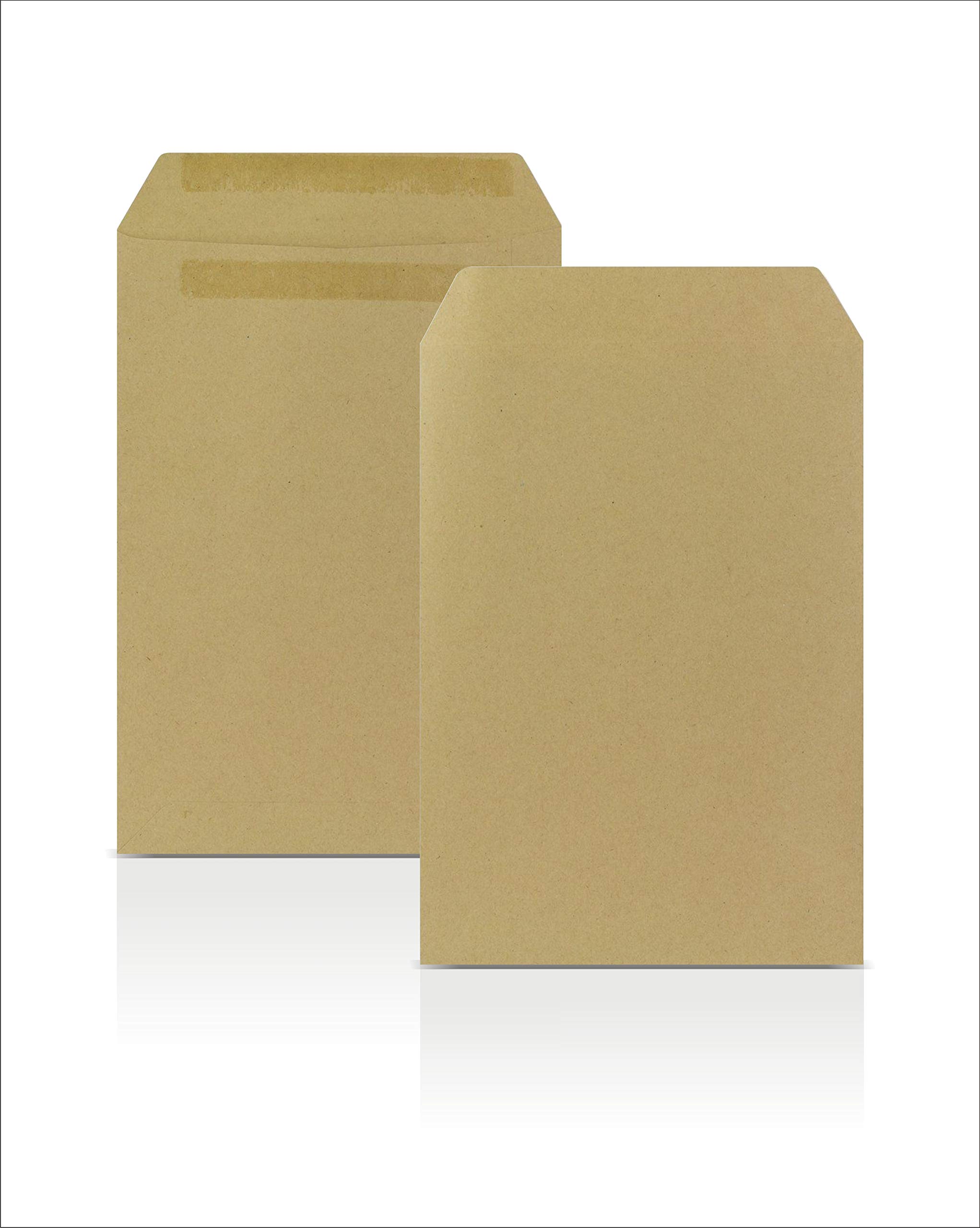 AKAR C5 Plain Manilla Self-Seal Pocket Envelopes - 80gsm - 229x162 mm (Pack of 500)