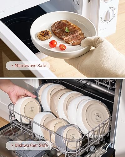 Miniatura 4 de famiware Milkyway - Juego de 4 cuencos para pasta, 33 onzas, cuencos para ensalada, perfectos para tu amigo para inauguración de la casa, Acción de