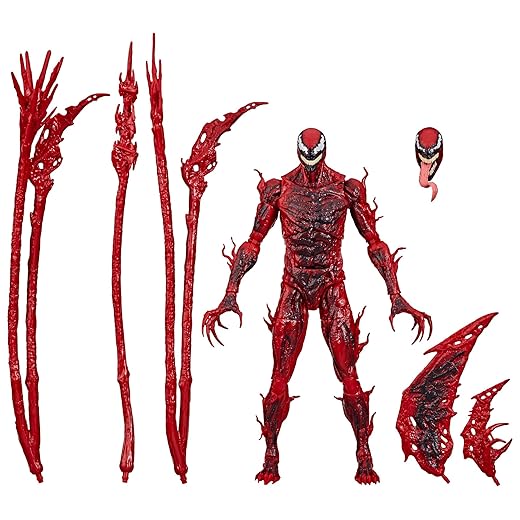Marvel Legends Series Carnage, Venom: Let There Be Carnage Deluxe Collectible 6 Inch Action Figure