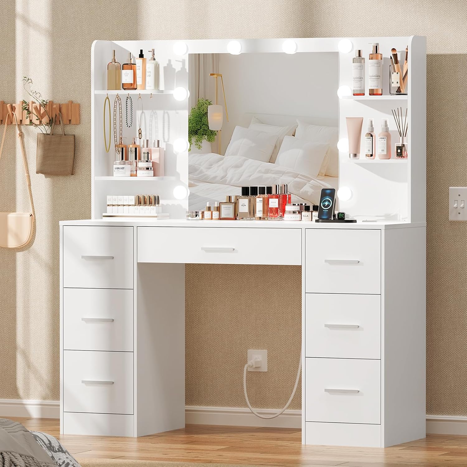 Dimensions of Quimoo Large Vanity Desk