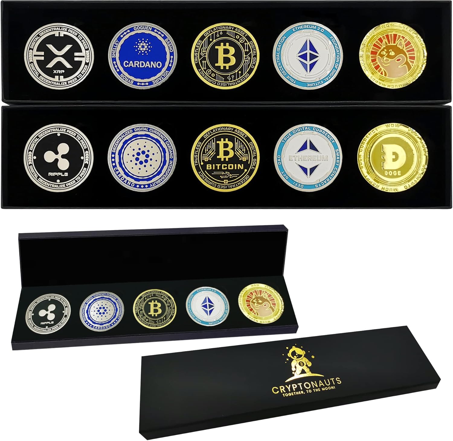 Deluxe Cryptocurrency Collector Set - Bitcoin, Kuwait | Ubuy
