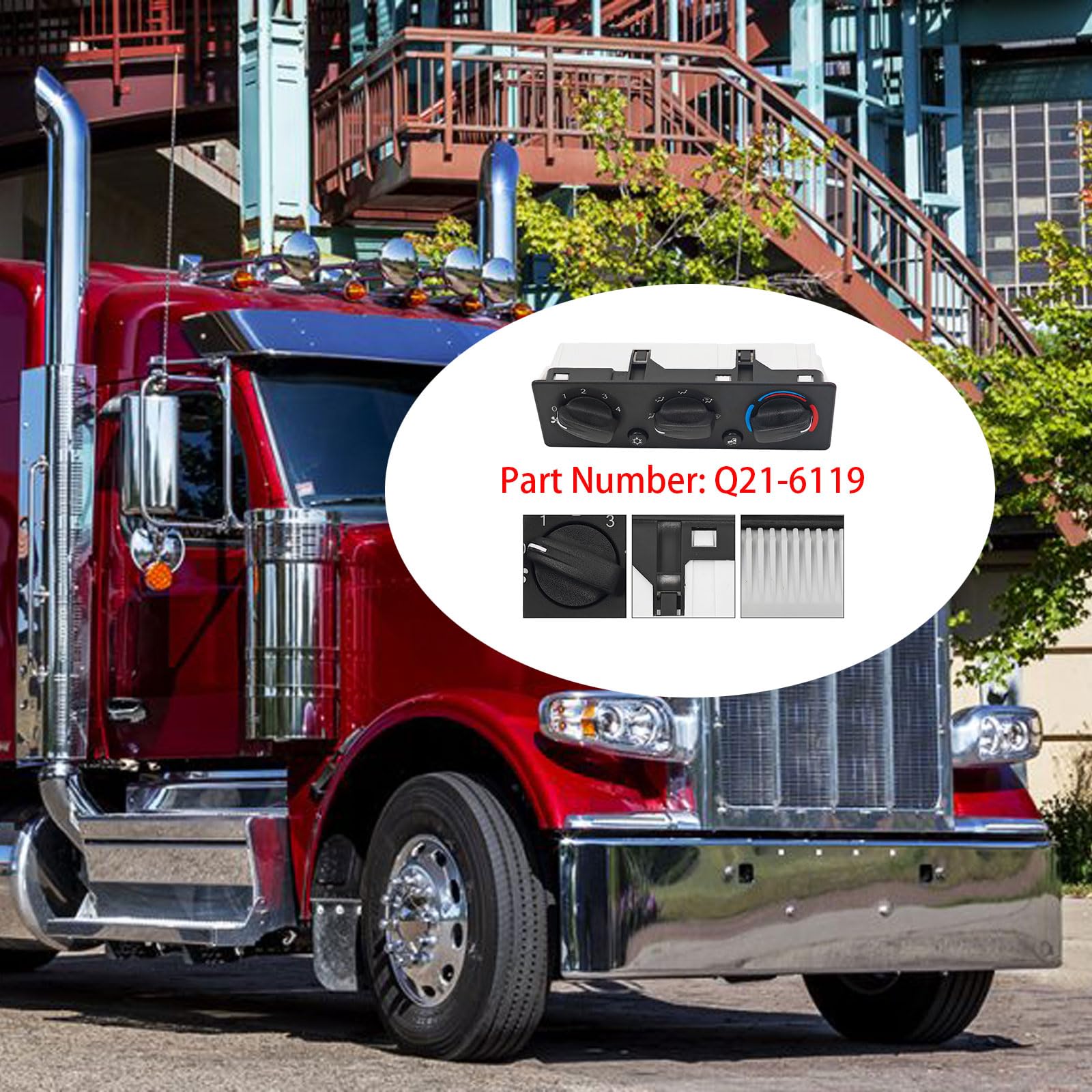 Q25-6229 HV/AC Climate Control Module Panel Compatible With