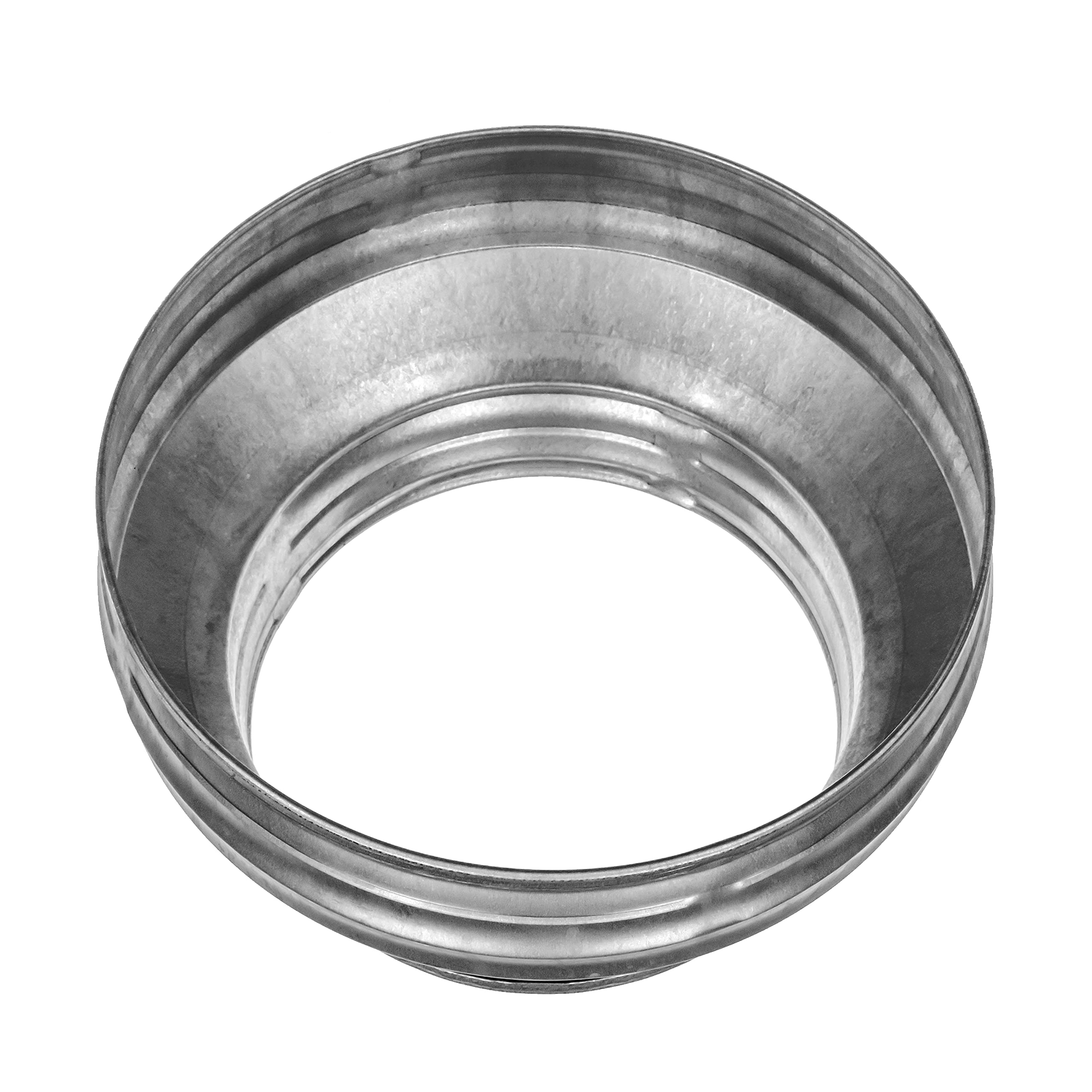 Vent Systems Adaptateur réducteur de conduit de 200 mm à 150 mm pour système CVC, systèmes de ventilation, échappements et tentes de culture (acier galvanisé, 200 à 150 mm)