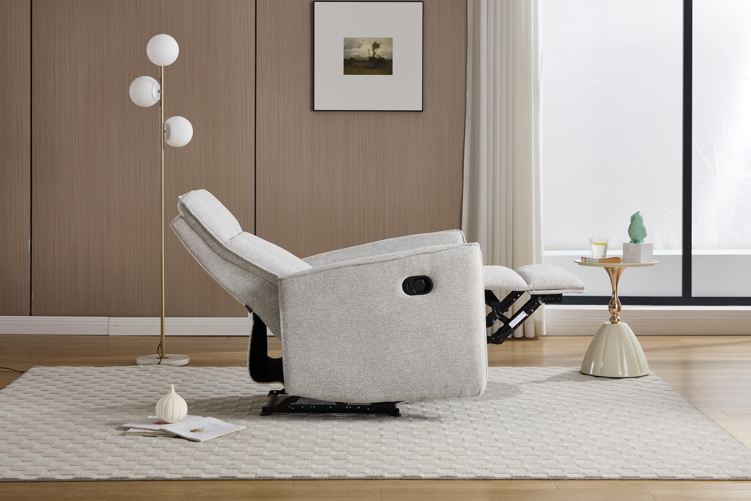 ASTAN HOGAR Sillón Relax con Reclinación Manual, Tejido Waterproof, Modelo Light AH-AR31200AR