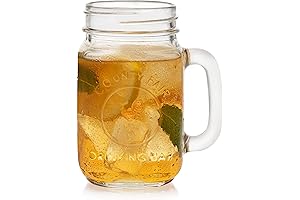Libbey County Fair Mason Jar Drinking Glasses Set of 12
