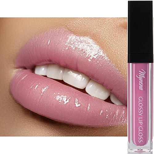 Mynena Nude - Brillo de labios hidratante no pegajoso, sin talco, parabenos, sin gluten, vegano