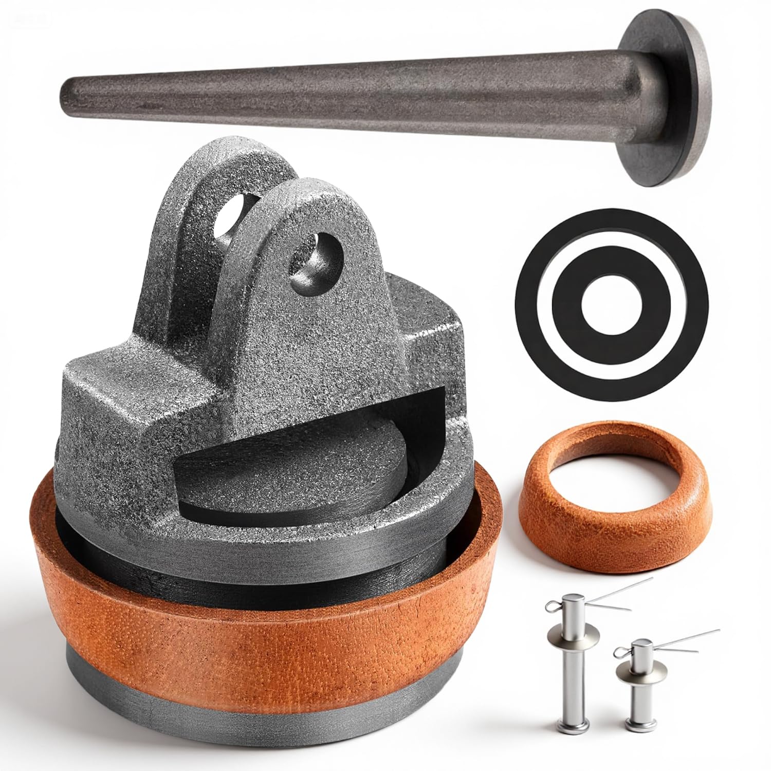 Piston pour Pompe à Bra de Type 75 Joint Perfectdraft Valve Perforée au Nez，Kit Joint Torique Pièces de Rechange pour Pompe a Eau Manuelle Convient pour les Jardins, les Puits et les Fontaines