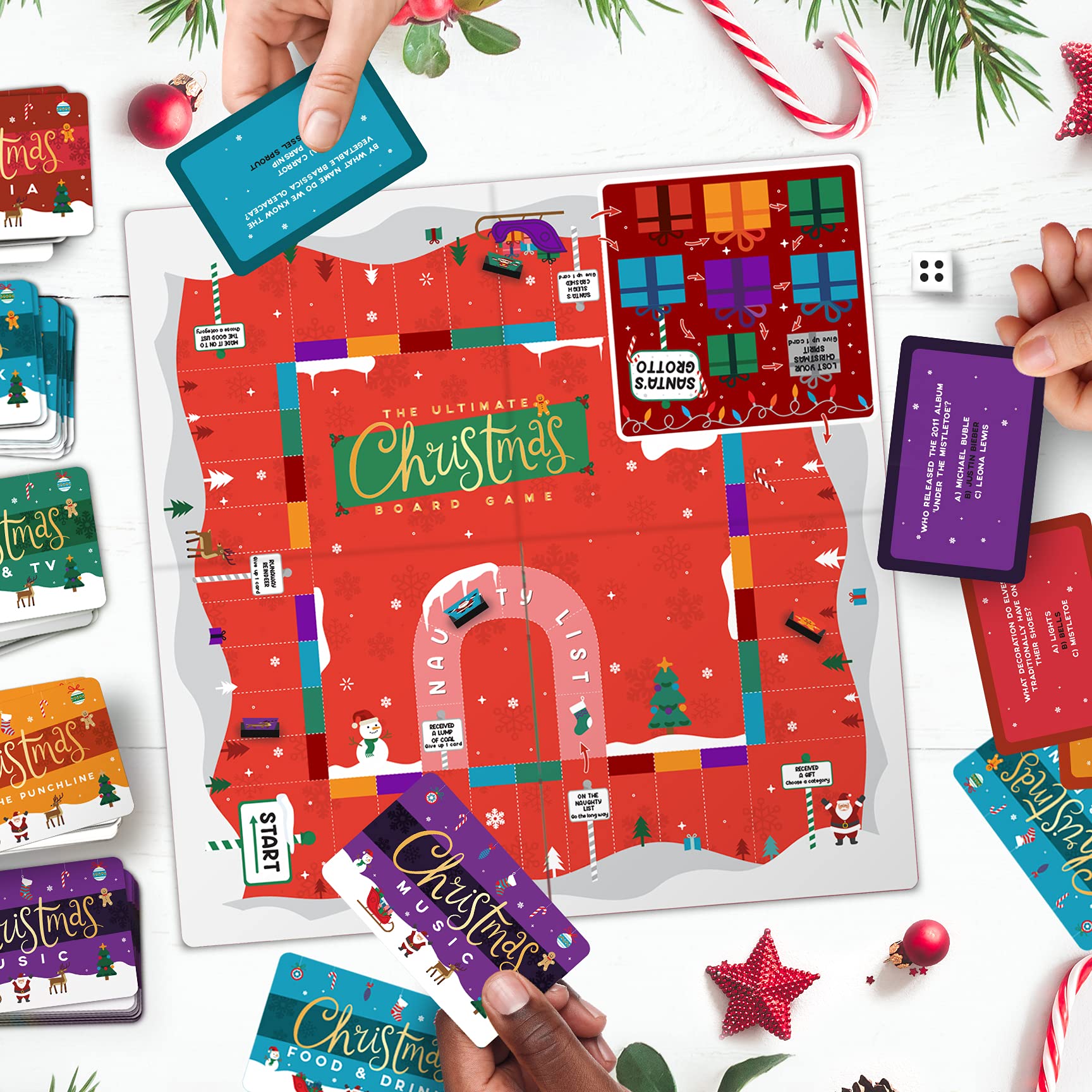 Gift Republic Ultimate Christmas Family Board Game, Multicoloured - Image 3