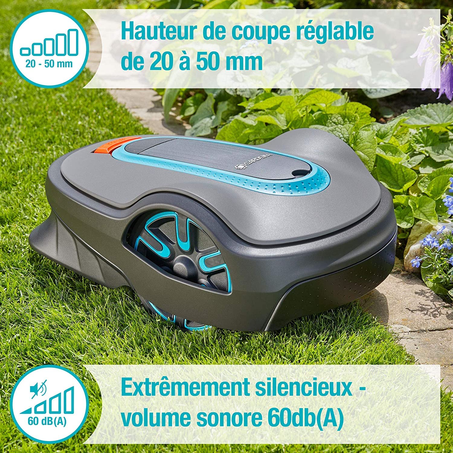 Gardena SILENO Life :Tondeuse Robot pour Surface de jusqu'à 1500 m² — vue 3