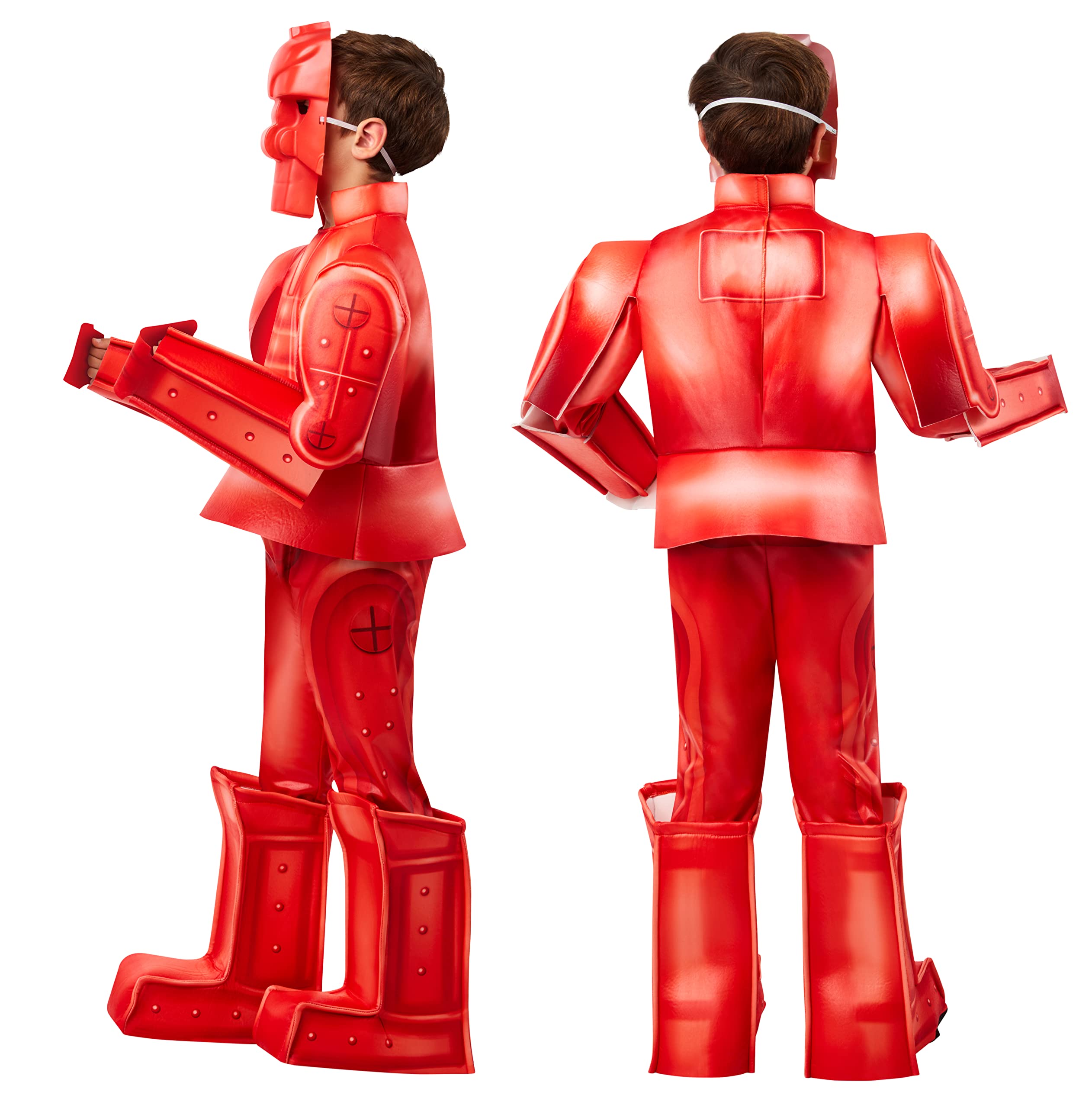 Rubie's - Disfraz infantil de Mattel Rock 'Em Sock 'Em Robots Red Rocker Deluxe