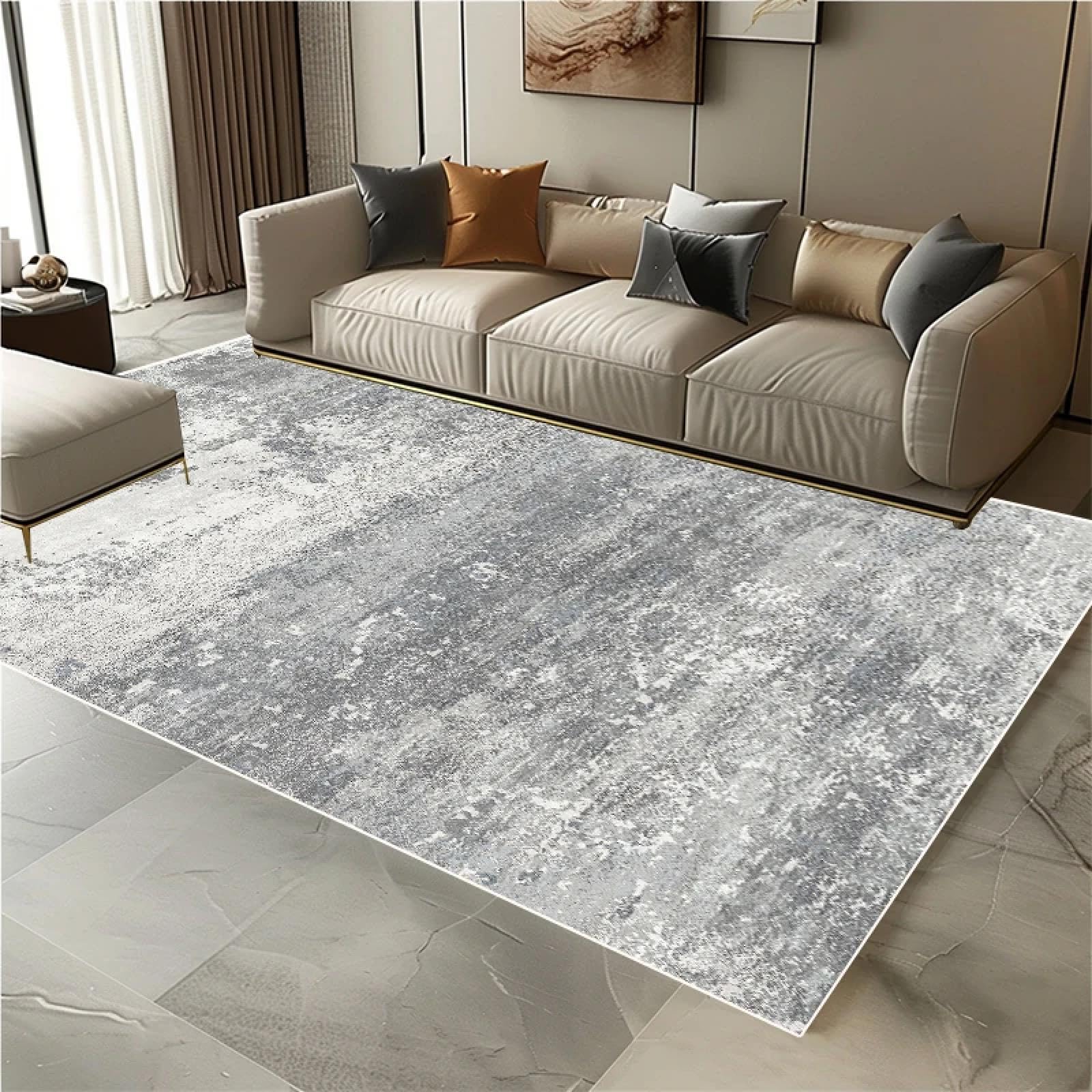 Tapis en flanelle de style nordique aux finitions soignées
