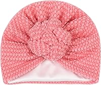 Vista 21 de Gorro de punto para bebé con lazos lindos turbante para envolver el sombrero (MZ6)