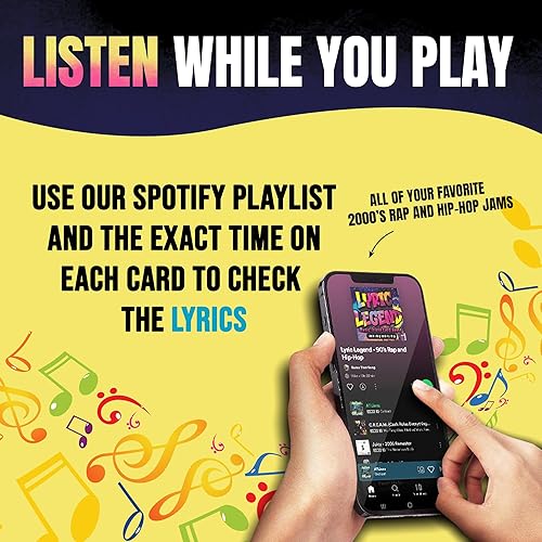 Miniatura 7 de Lyric Legend 2000s Hip-Hop y Rap - El mejor juego de trivia musical para terminar la letra! 576 posibilidades líricas y una lista de reproducción