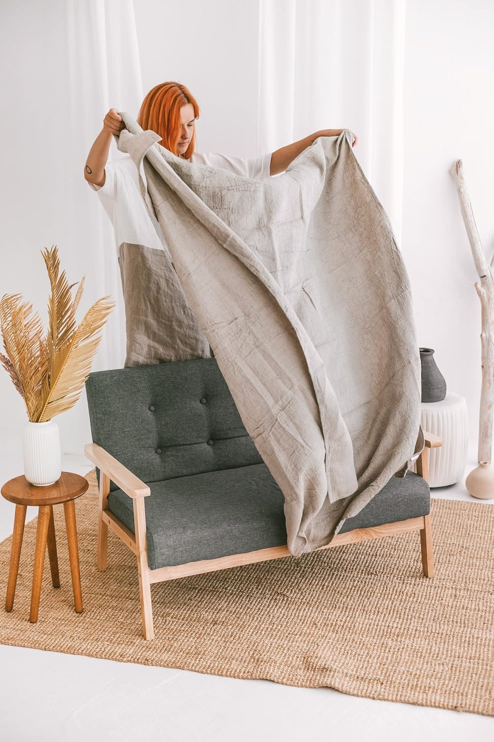 80% оƒƒ Dіѕсоunt 100% Linen Bed Throw Blanket - Extra Large Bath Towel 60x80-inch Natural Waffle Weave Flax Linen Oversized Beach Towel, Lightweight Absorbent Thin Bath Sheets Towels for Adults, Quick-Drying XL Exсluѕіvе Sресіаl 100% Linen Bed Throw Blanket - Extra Large Bath Towel 60x80-inch Natural Waffle Weave Flax Linen Oversized Beach Towel, Lightweight Absorbent Thin Bath Sheets Towels for Adults, Quick-Drying XL