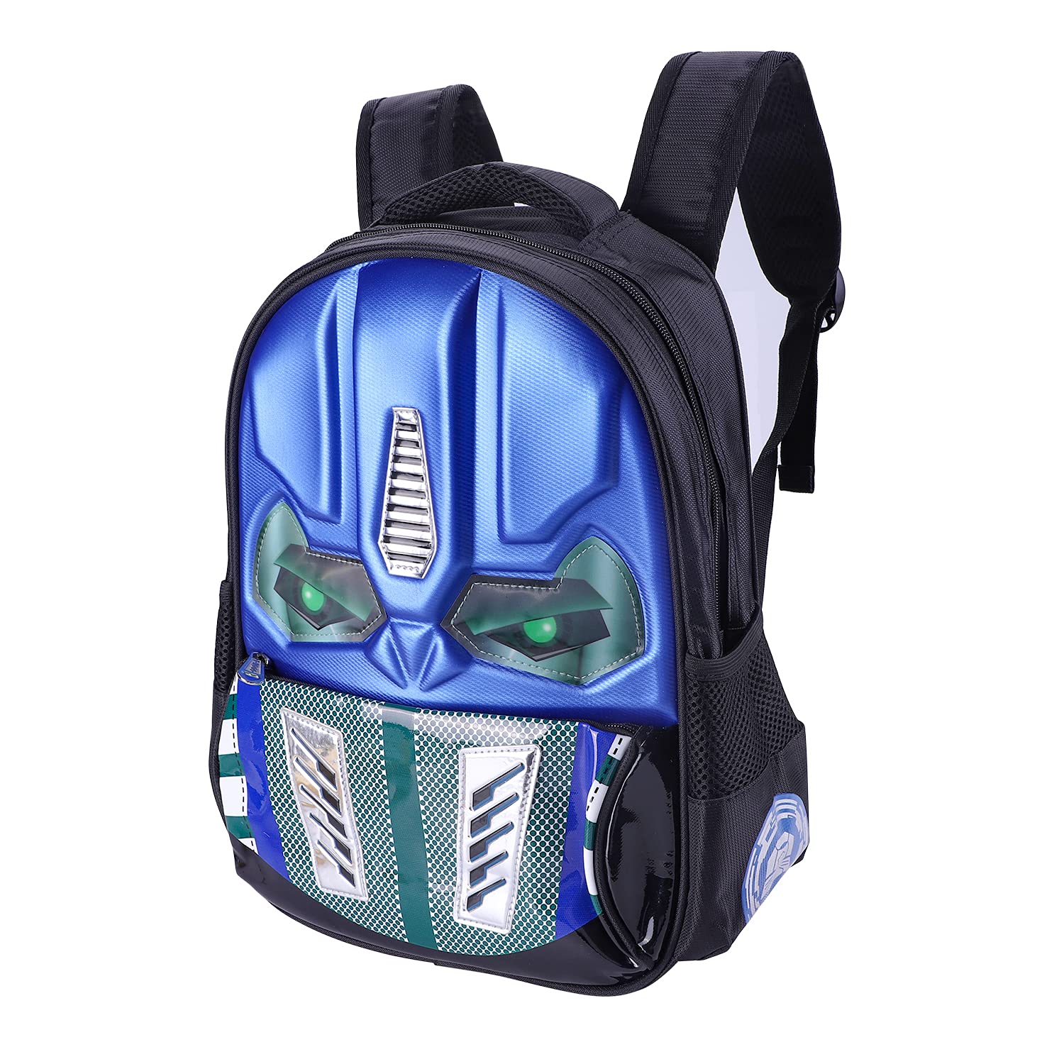 XGOPTS Schulrucksack Kinder Tagesrucksack Wasserdicht Kinderrucksack LED Robot Schultasche Einstellbar Schulranzen Junge Ranzen mit Flaschenhalter Rucksack Kindergarten Freizeit Alltagsleben
