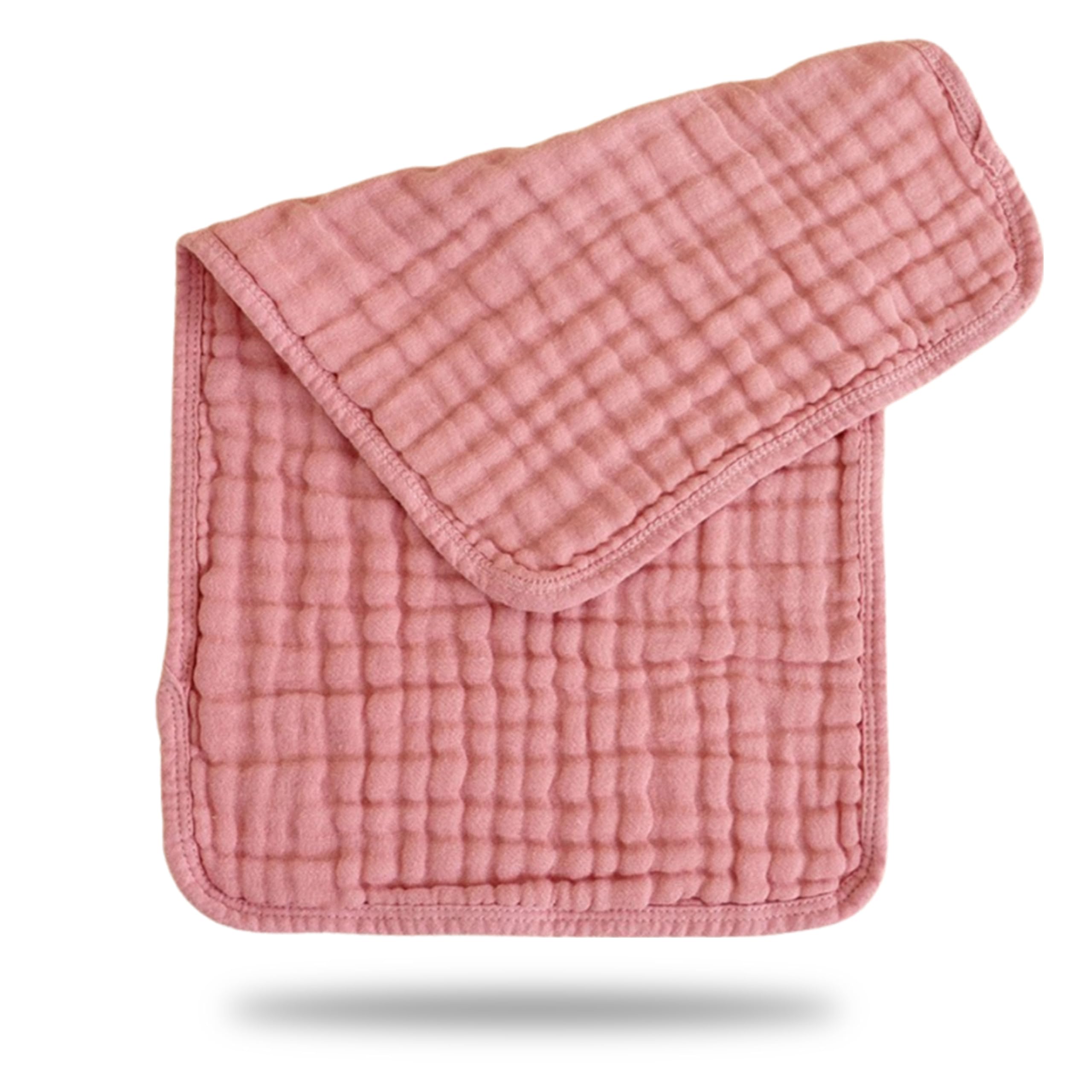 BEMBIKA Baby Burp Cloths for Boys Girls Baby Muslin Burping Cloth Unisex Baby Essentials for Newborn Infants -Pink-picture-11