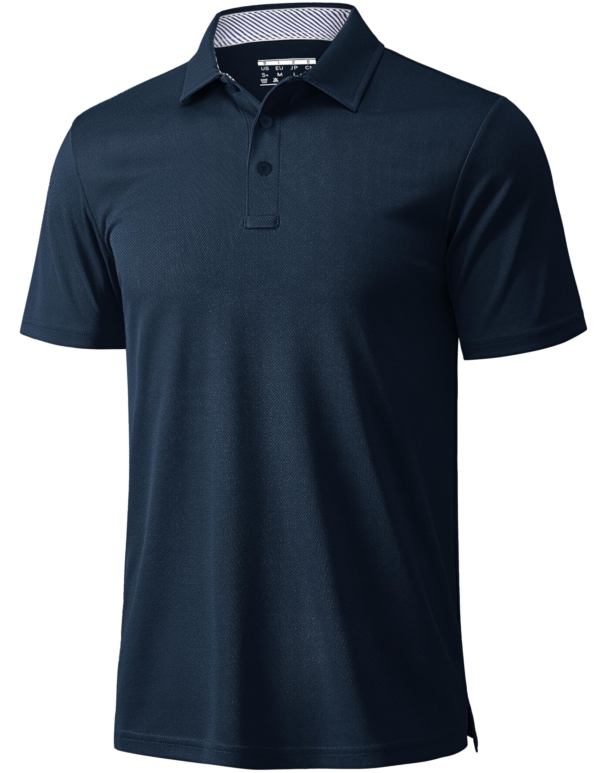MAGCOMSEN Poloshirt Herren Kurzarm Shirt Sommer Golf Polo Atmungsaktiv Funktionsshirt Schnelltrocknend Polohemd Outdoor