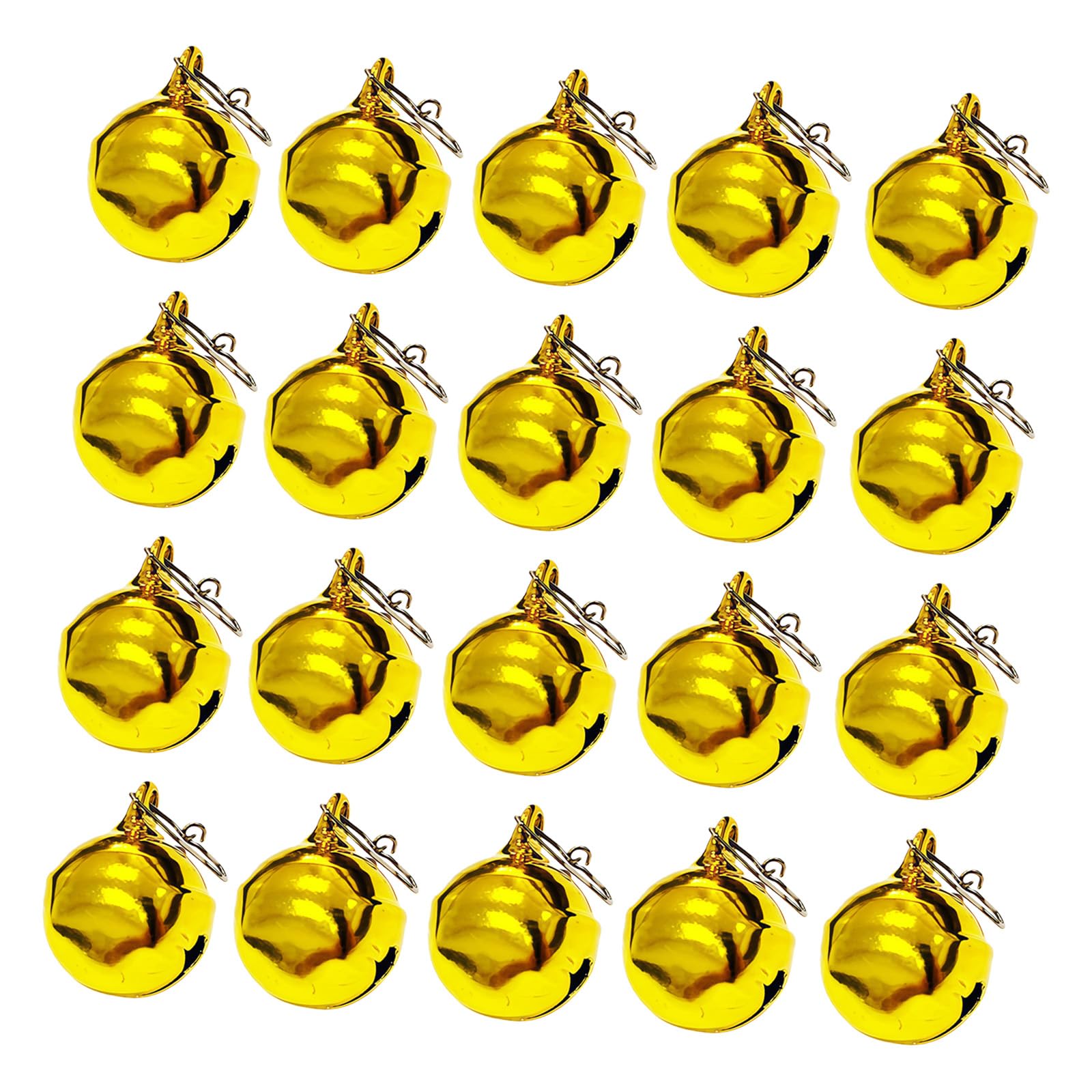 YUGSHNKFC 20pcs Fishing Rod Bells Works with Various Rod Types Including Sea Freshwater and Raft for Enhances Success Easy Install Fishing Bells for Various Rods Quick Setup Saves Time