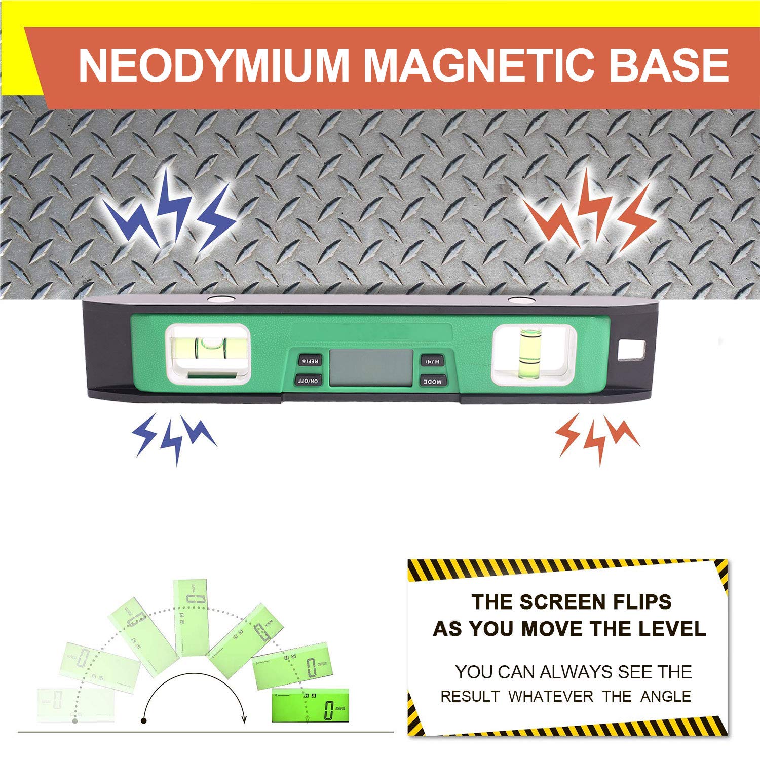 Digital Torpedo Level - 10 Inch, Magnetic, Audio -8