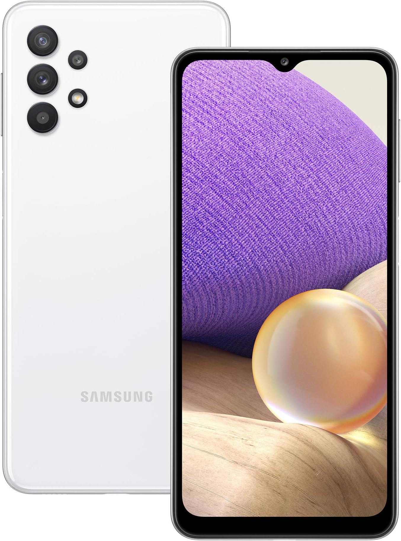 Samsung Galaxy A32, 5G SIM Free Android Smartphone - Awesome White (UK Version)