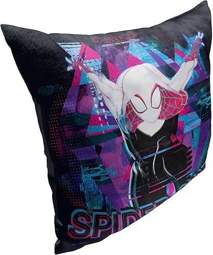 Miniatura 2 de Northwest Almohada Spider-Man, 18 x 18 pulgadas, Glitchy Gwen