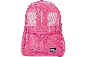 K-Cliffs Classic Durable Mesh Bookbag in Pink: The Ultimate Student Backpack