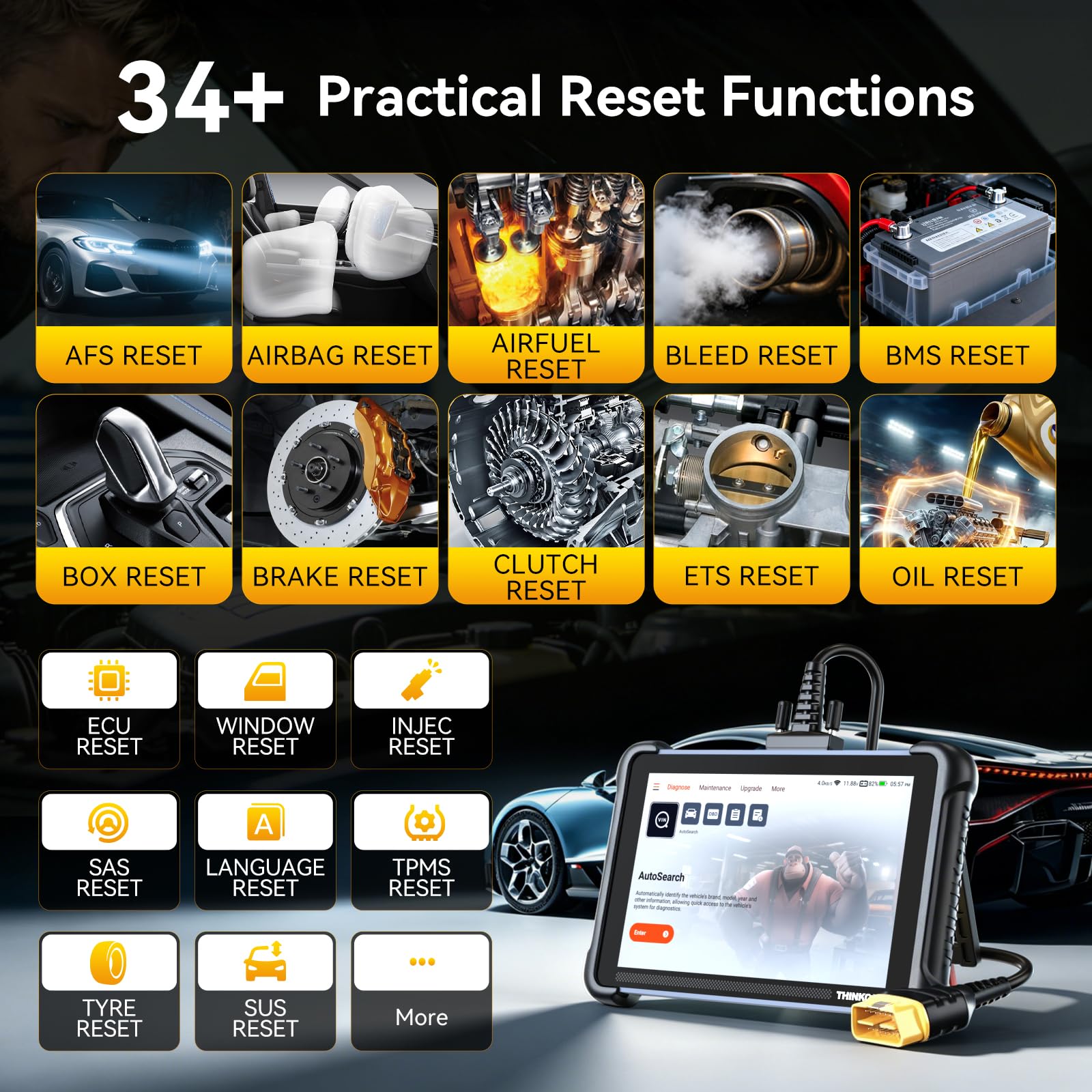 Amazon.co.jp: THINKCAR OBD2 スキャナー診断ツール 生涯無料
