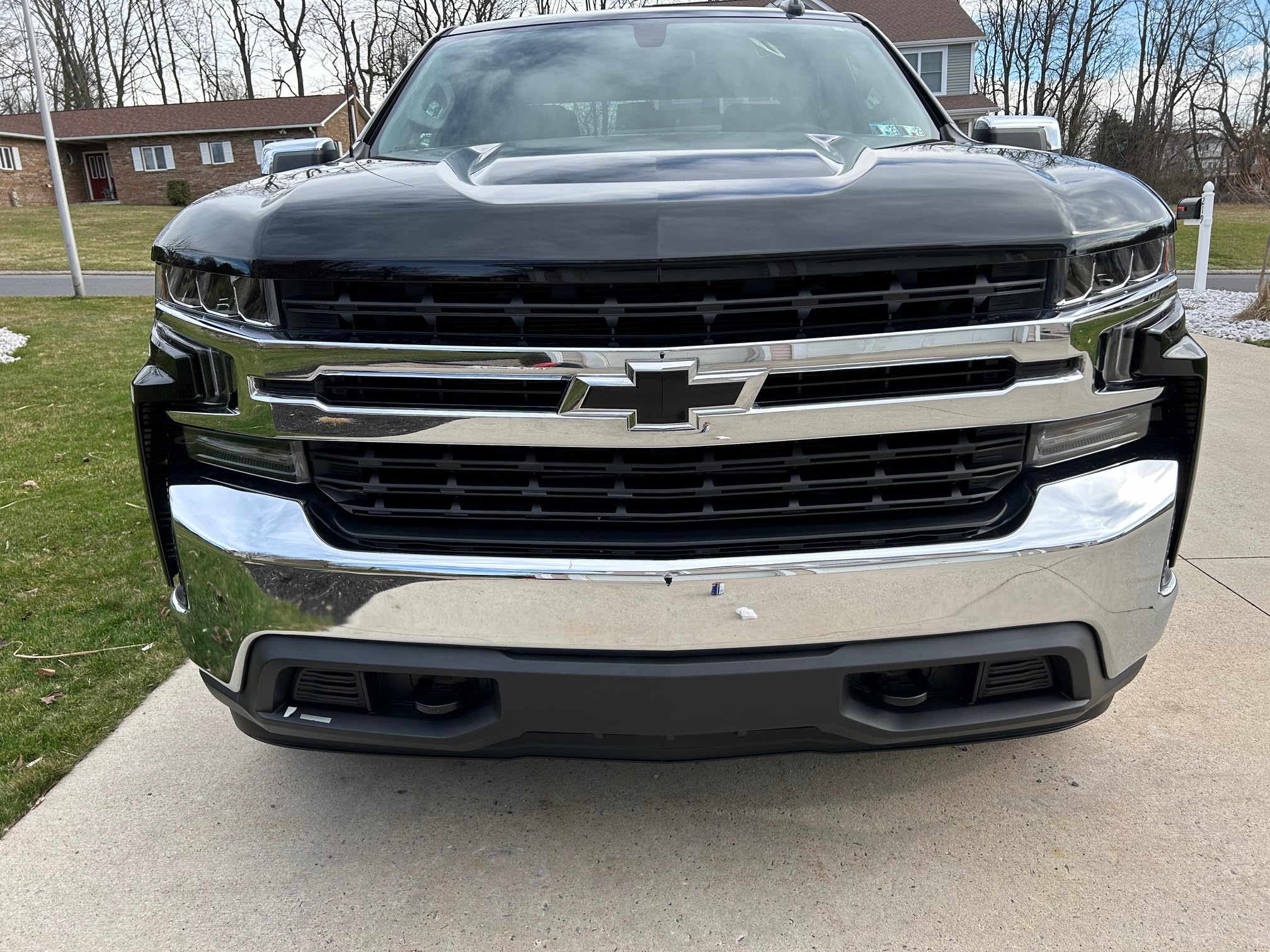 Chevy Silverado 1500 Grill Emblem Matte Black Vinyl Bowtie Emblem - Foto 5