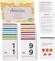 Vista 9 de Think Tank Scholar - Tarjetas de estudio de 150 datos de suma (ganador de premio), todos los datos 1 - 12, tarjetas de bolsillo para niños en jardín