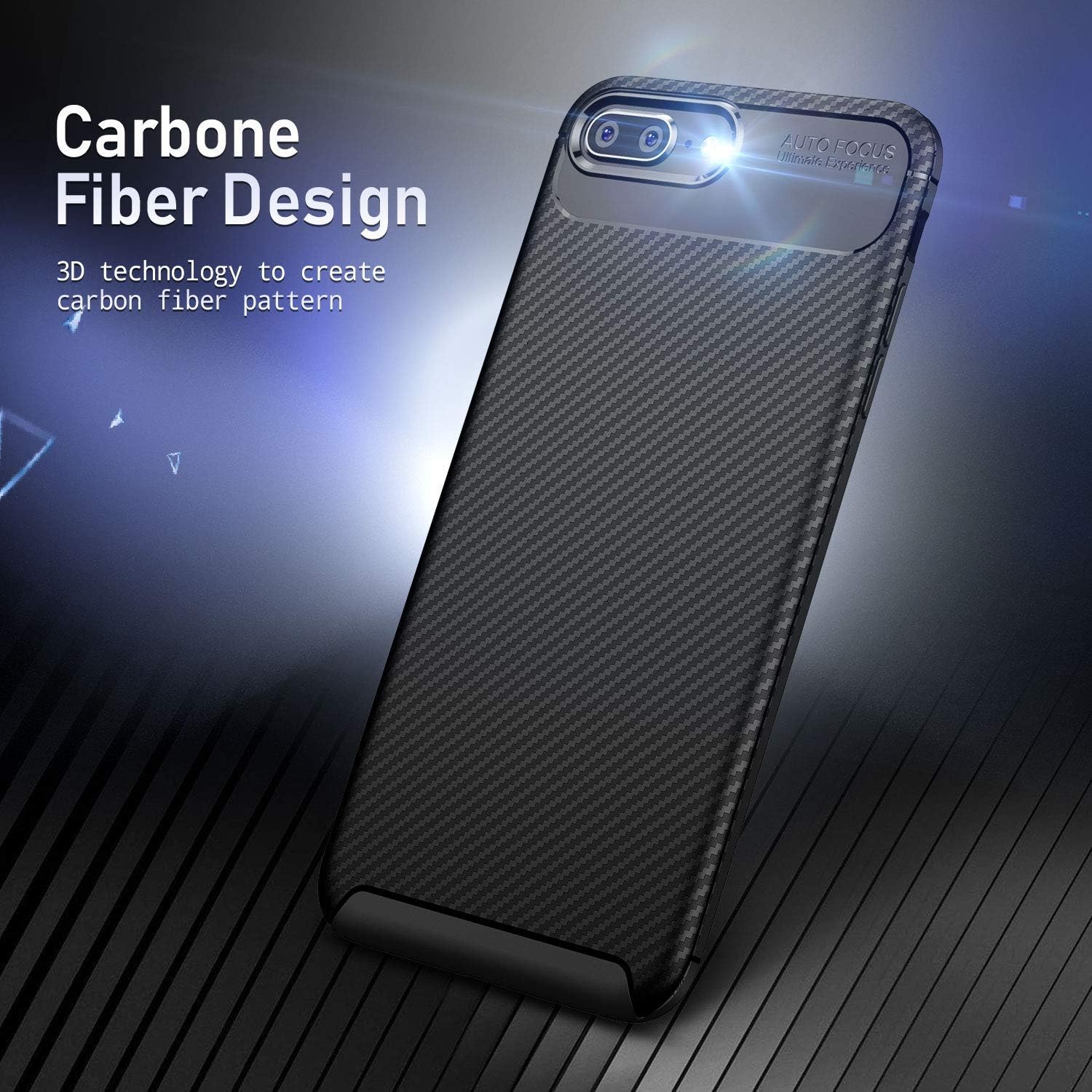 ORIbox Case Compatible with iPhone 7 Plus Case, Compatible with iPhone 8 Plus Case, Durable Lightweight Shockproof Cover