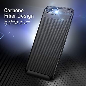 ORIbox Case متوافق مع iPhone 7 Plus Case ، متوافق مع iPhone 8 Plus Case ، غطاء مقاوم للصدمات خفيف الوزن متين
