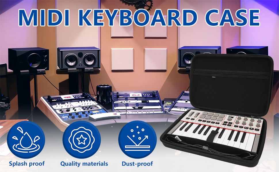 Amazon.com: Musiin Premium Velvet MIDI Keyboard Controller Case