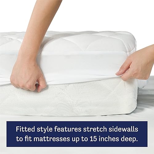 Miniatura 4 de All-In-One Almohadilla de colchón ajustable de bambú ultrasuave y resistente al agua, tamaño matrimonial