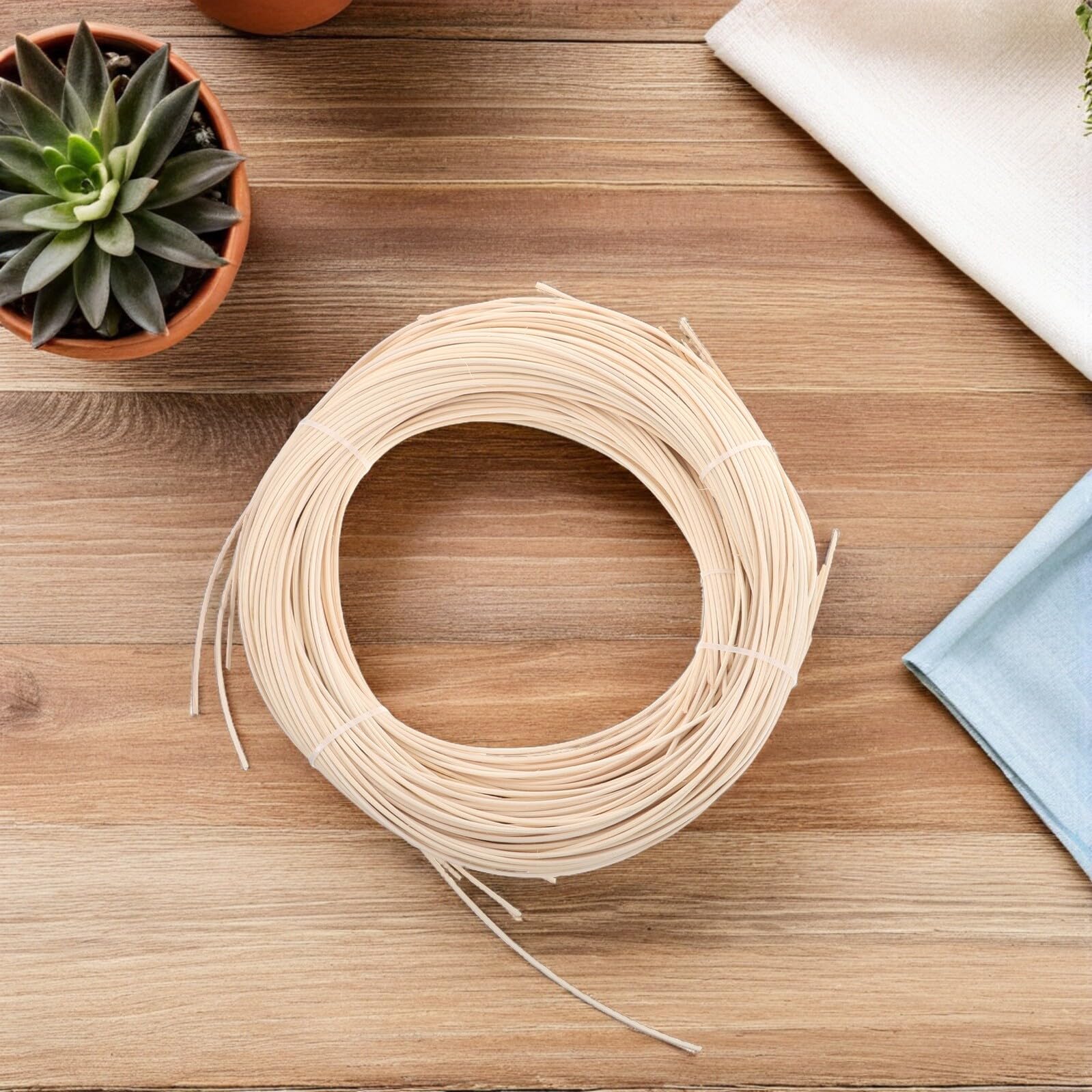 Healeved 250g Forniture per Riparazione di Vimini Materiale in Rattan per Sedie da Giardino e Cesti Intrecciati Strisce di Fissaggio per Mobili in Rattan e Realizzazione di Oggetti