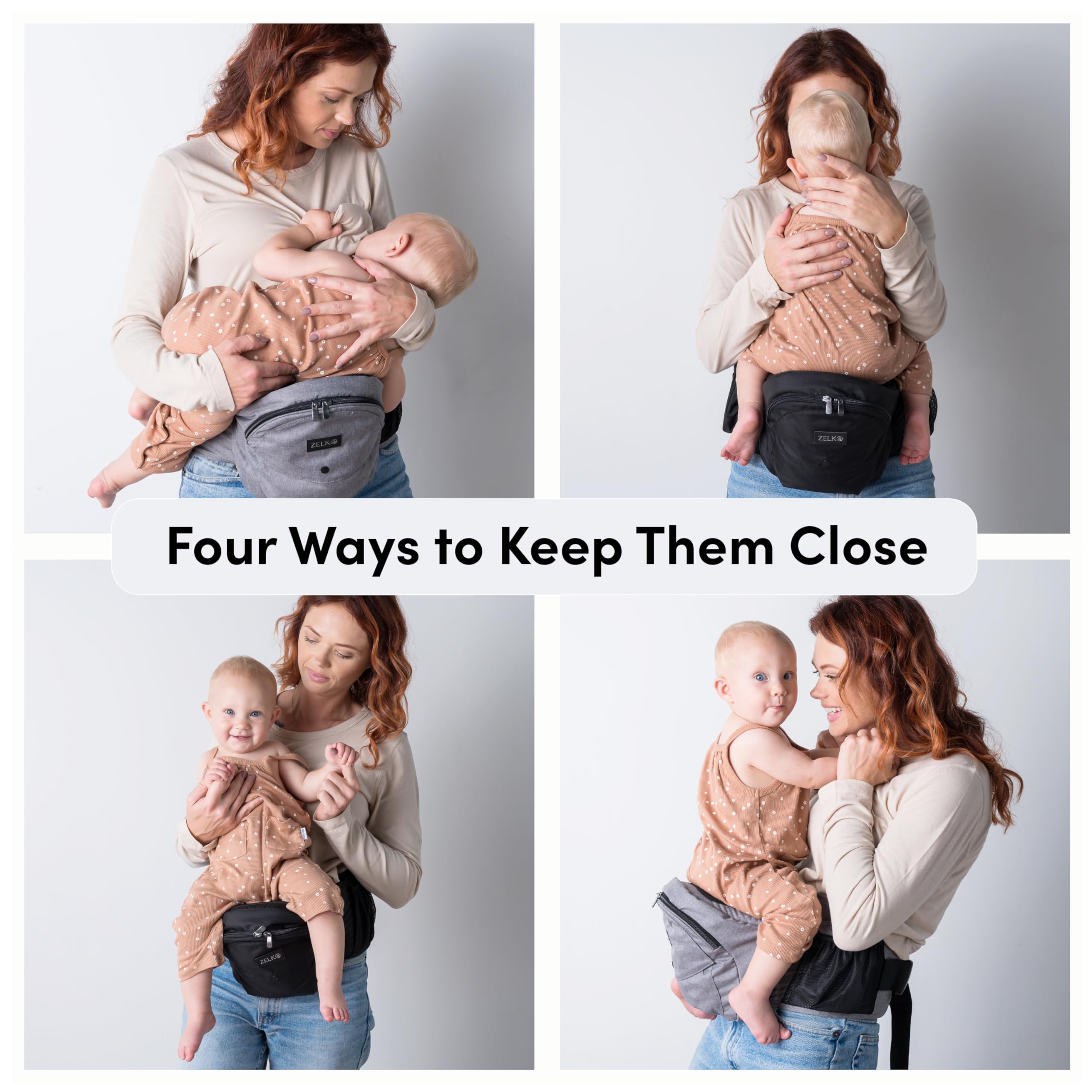 ZELKO Baby Hip Carrier - CPC-Certified Baby Hip Seat Carrier