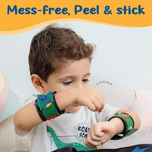 Miniatura 4 de jackinthebox Kit de arte y manualidades de superhéroes, haz una capa, máscara y puños, el mejor regalo para niños de 5, 6, 7, 8 años, 3 proyectos de