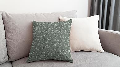 كيس مخدة بنمط سادة من هوم ان ديكور، لون رمادي غامق ميلانج - موديل CA-1149-2، بوليستر