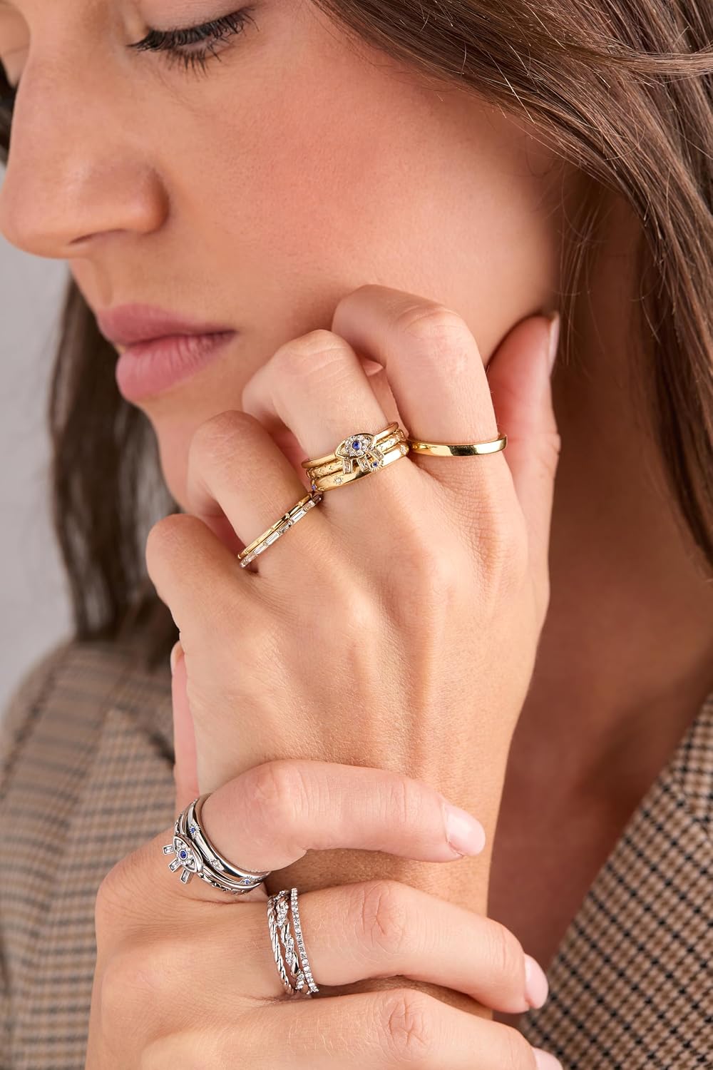 Alex and Ani Rope Stacking Ring Set of 3