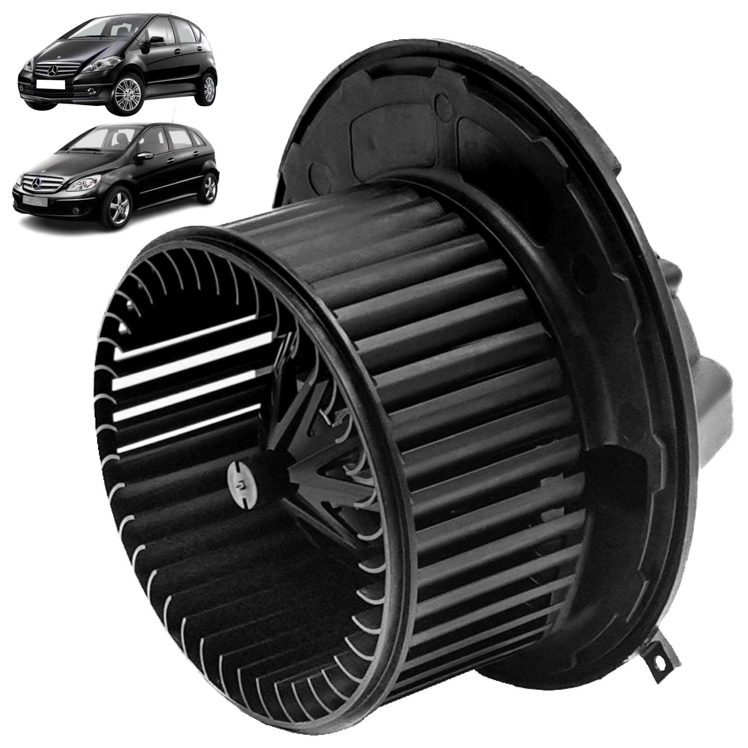 Pulsore d'aria compatibile per Mercedes Classe A (W169) e Classe B (W245). Ventilatore riscaldamento, aria condizionata, disappannamento. 1698200642